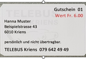 Gutscheinblock 11 für 10